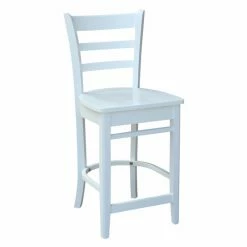 Best deal 🛒 Counter Height Stools International Concepts Emily 24 In. Counter Stool ✔️