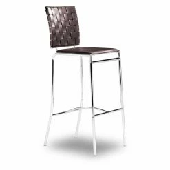 Brand new 💯 Counter Height Stools Zuo Modern Criss Cross Counter Stool - Espresso - Set Of 2 ✨