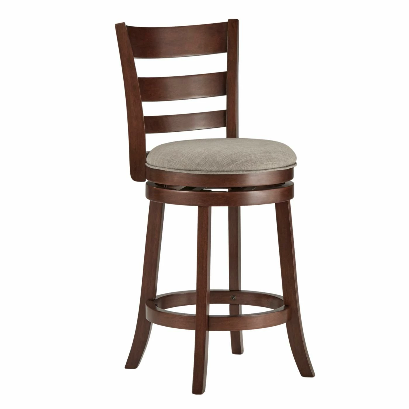 Best Sale π₯ Counter Height Stools Weston Home Edmond Collection 24H In. Swivel Counter Height Stool - Ladder Back Design π - Image 5