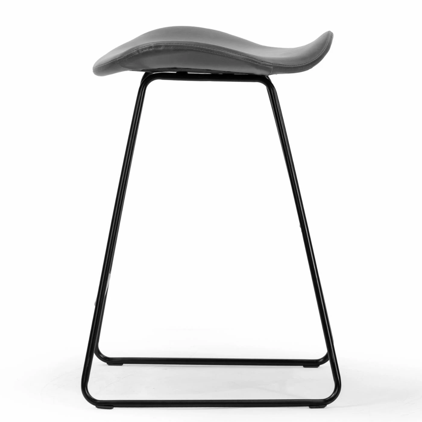 New 𧨠Counter Height Stools Glamour Home Aoi 24 In. Upholstered Backless Counter Stool - Set Of 2 β - Image 4