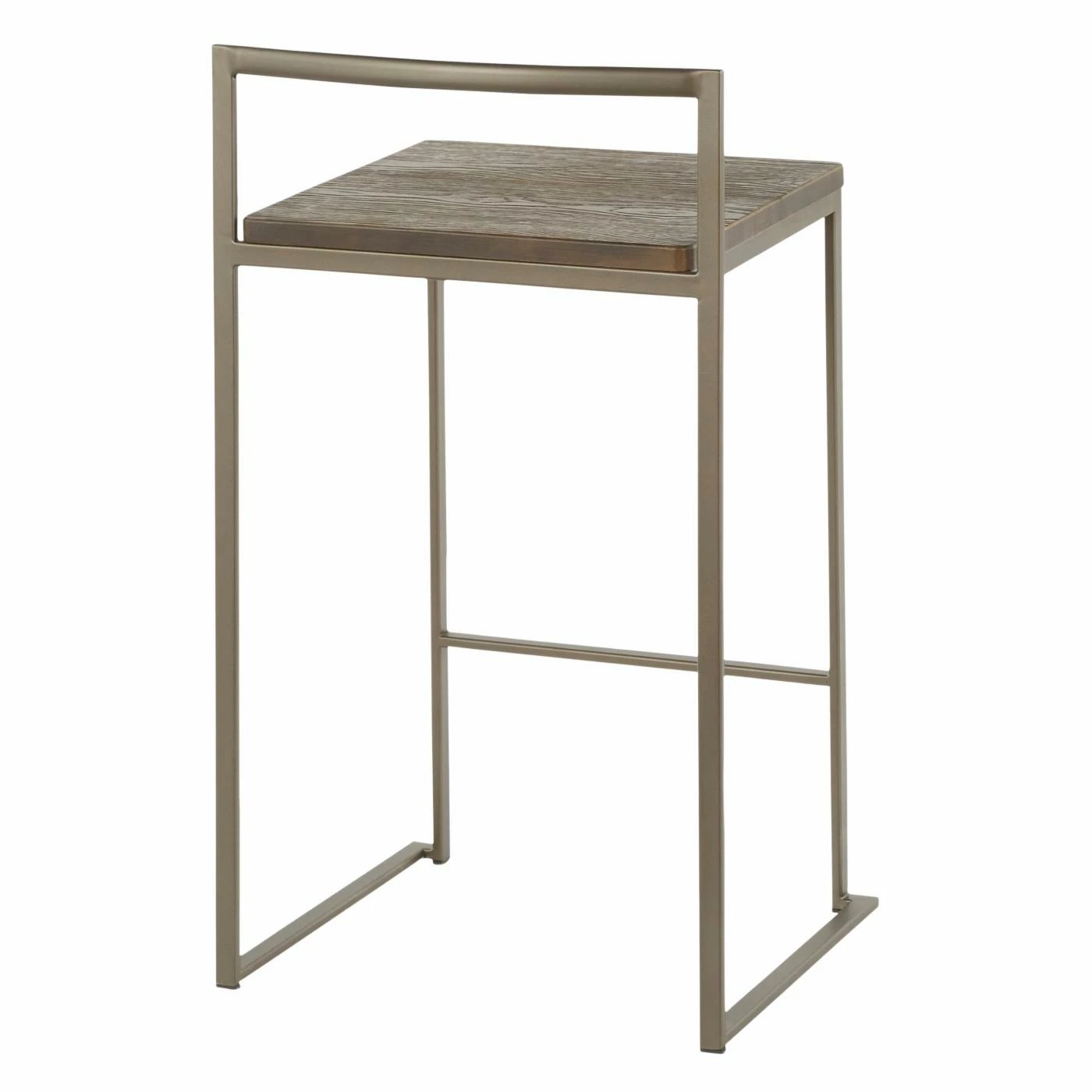 Flash Sale π Counter Height Stools LumiSource Fuji 28 In. Industrial Stackable Counter Stool - Set Of 2 π― - Image 5