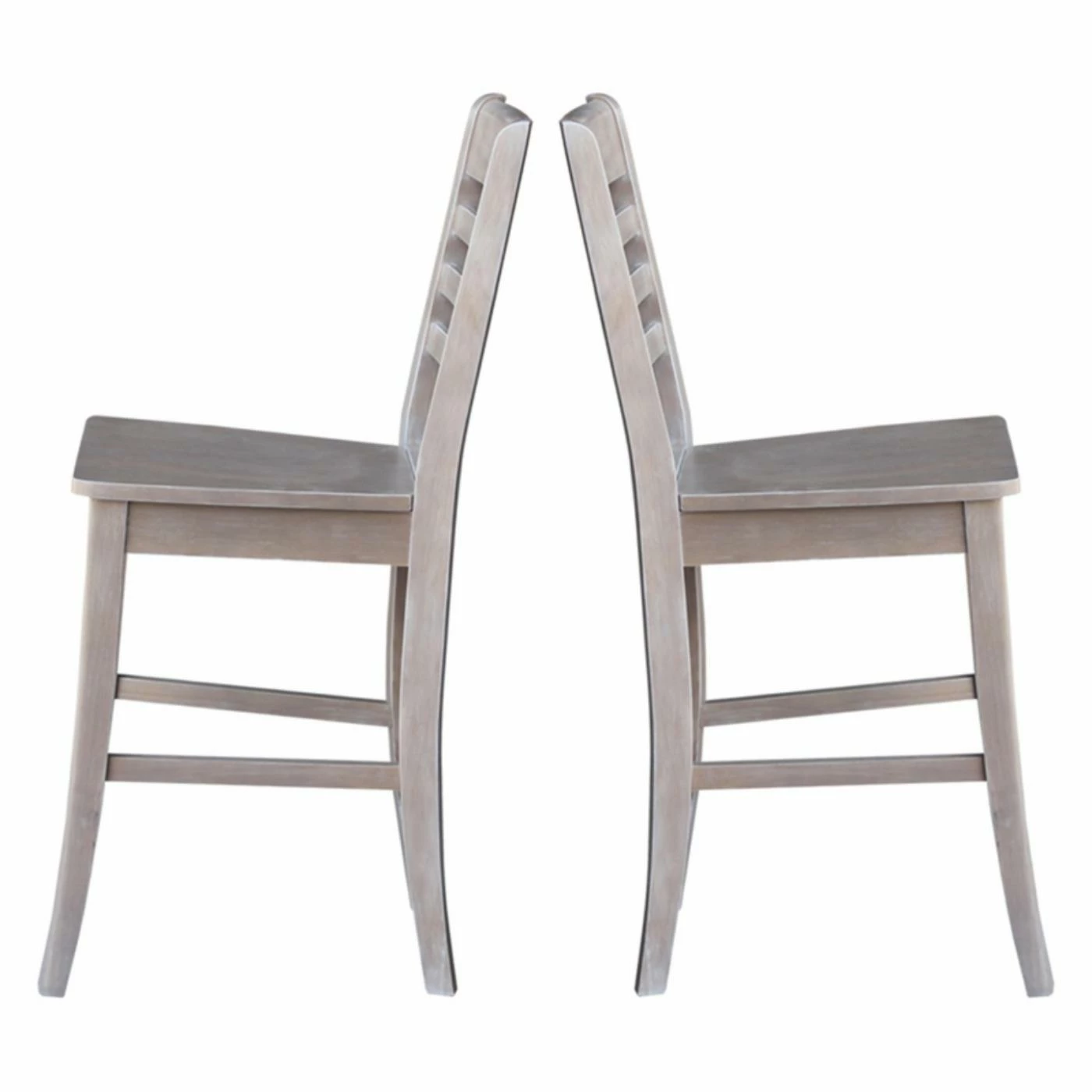 Discount π Counter Height Stools International Concepts Cosmo Ladder Back Counter Stool 𧨠- Image 5